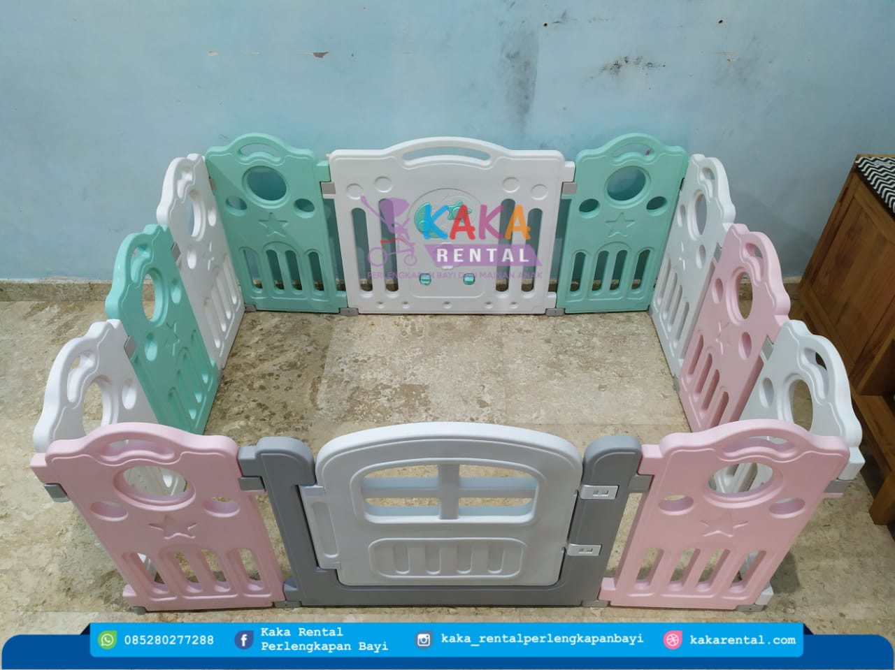 BABYFENCE WARNA WARNI PASTEL