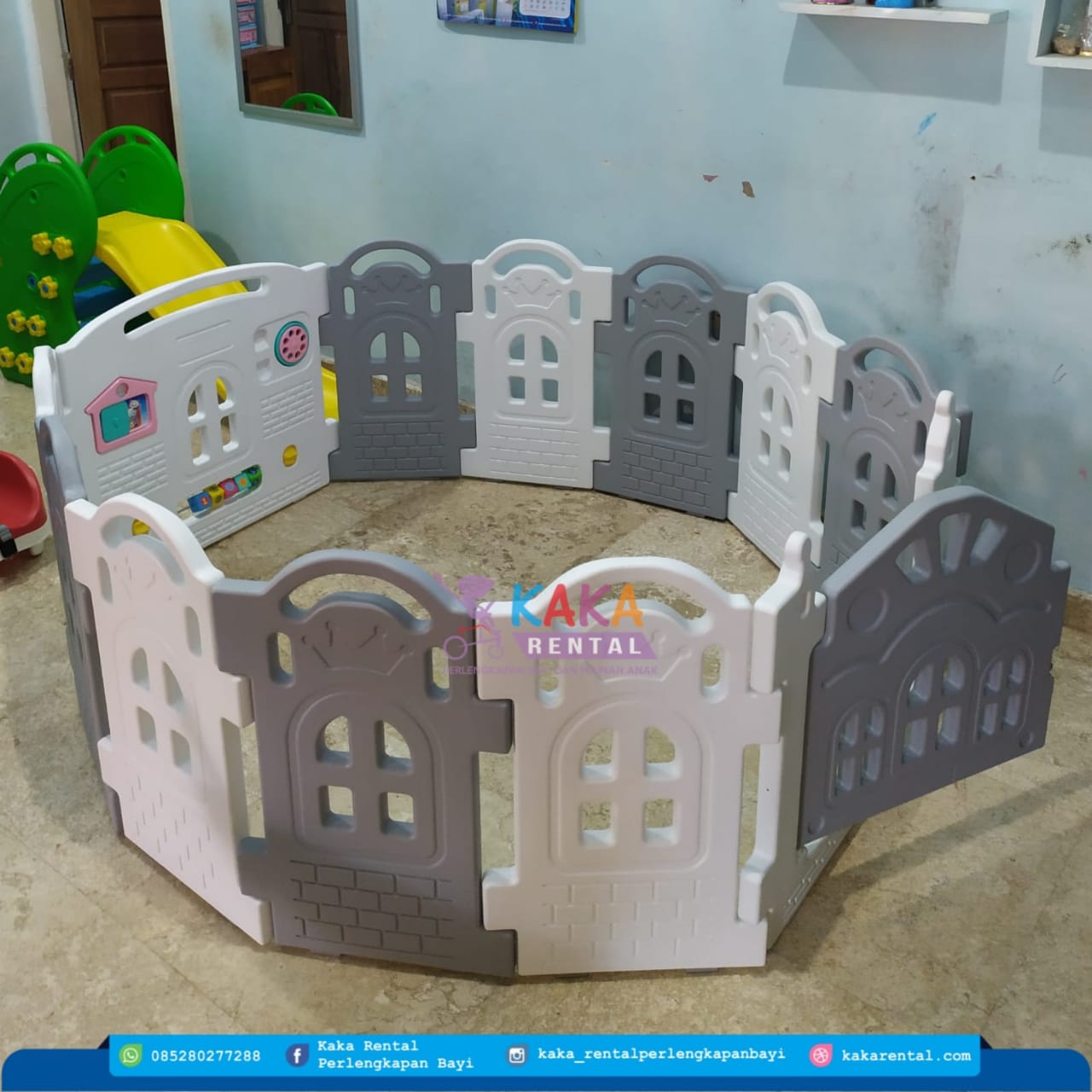 PARKLON FENCE MAGIC CASTLE MONOCHROME